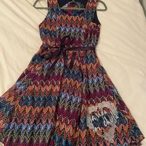 Desigual designer crochet dress